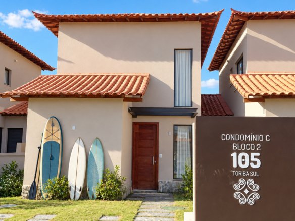 Toriba Sul — fachada do Condomínio C — ambientação ilustrativa