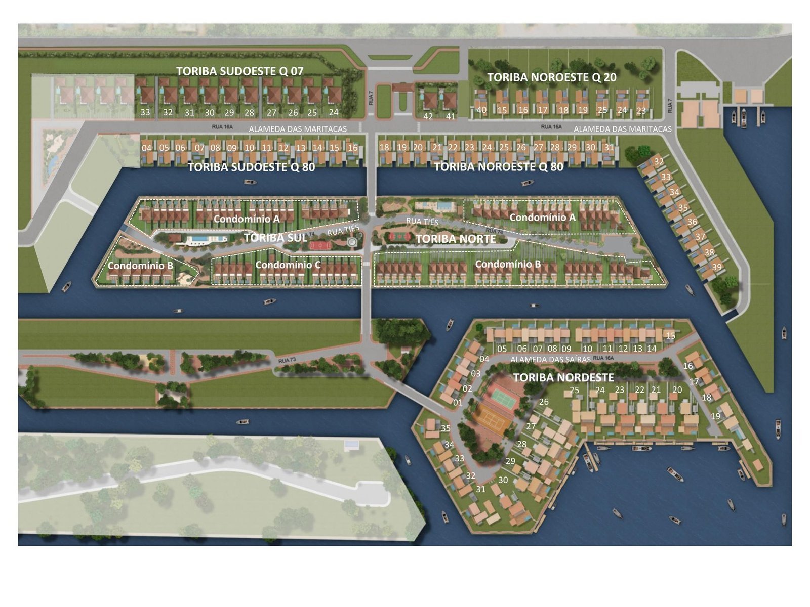 Masterplan do Toriba (imagem ilustrativa)