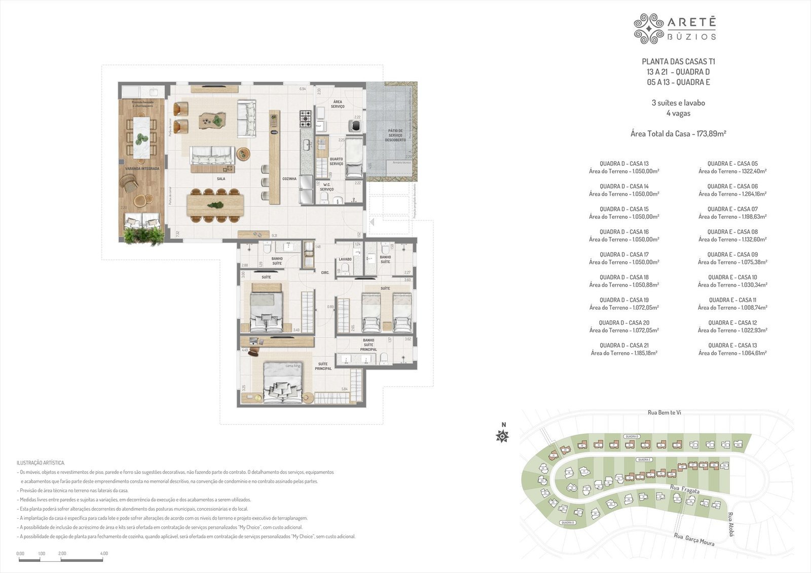 Casa Tipo 1 (planta ilustrativa)