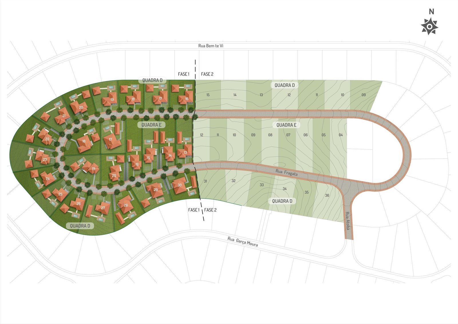 Masterplan do Vista Ybirá (imagem ilustrativa)