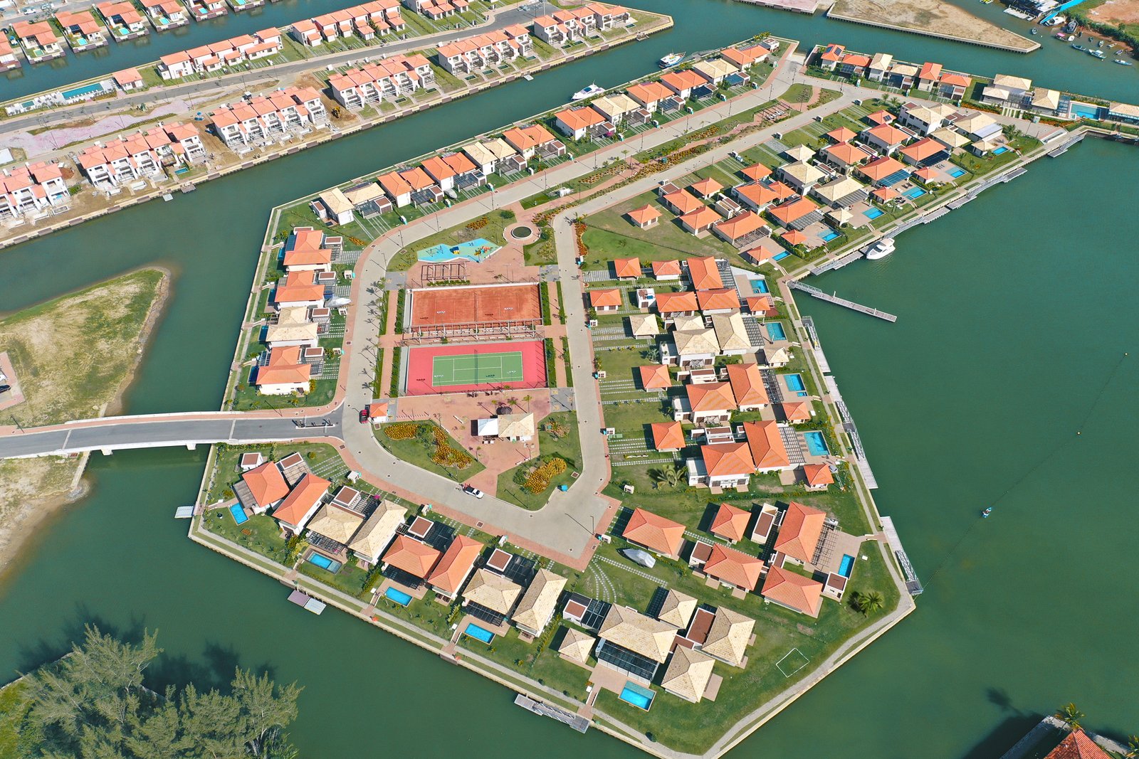 Toriba Nordeste — Implantação e lazer interno — v2 Implantação e lazer interno — Toriba Nordeste, paisagismo pontual ilustrativo